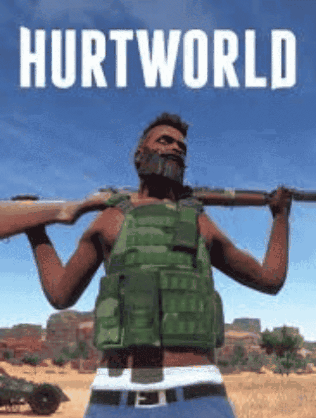 A rugged survivor holding a rifle in a desert, representing Hurtworld multiplayer survival server hosting.