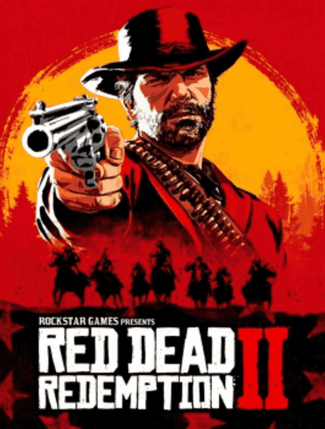 Arthur Morgan aiming a revolver on a red background, representing Red Dead Redemption 2 and RedM dedicated server hosting.