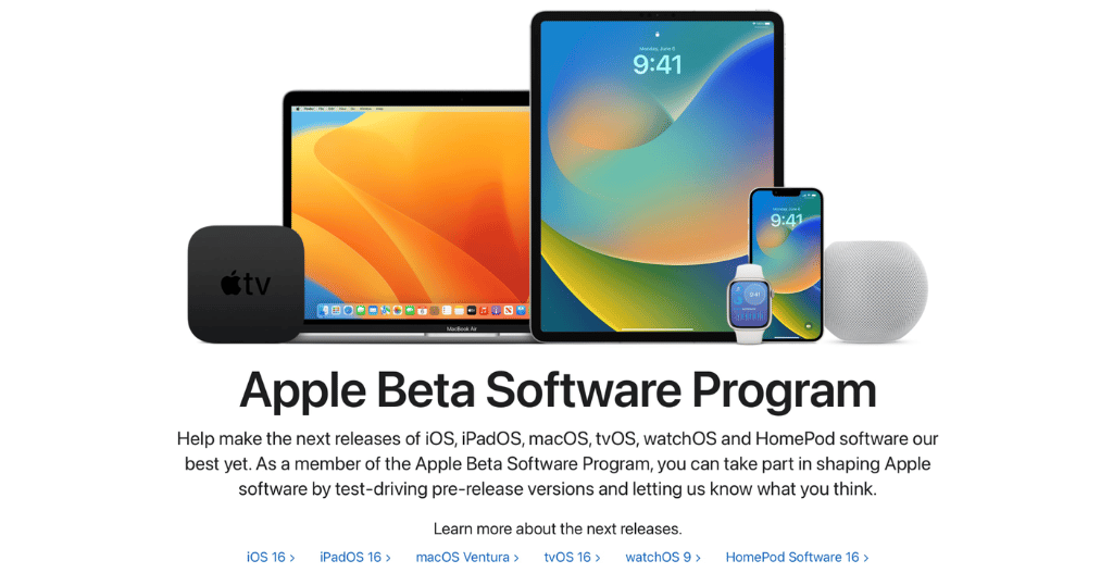 Guide To Enroll In Apple Beta Software Program