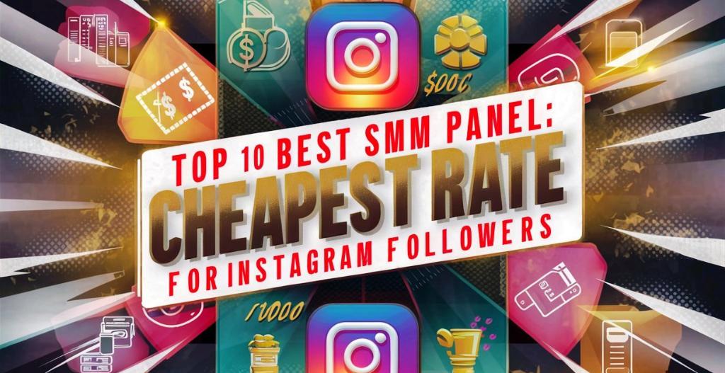 Top 10 Best SMM Panel: Cheapest Rate for Instagram Followers