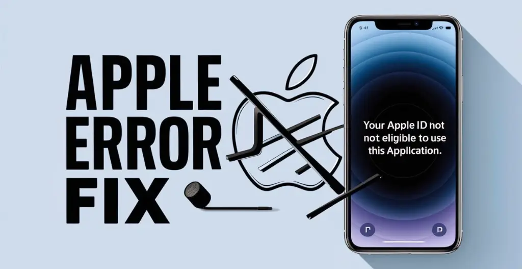 Apple Id Not Eligible To Use this application. Apple Error fix