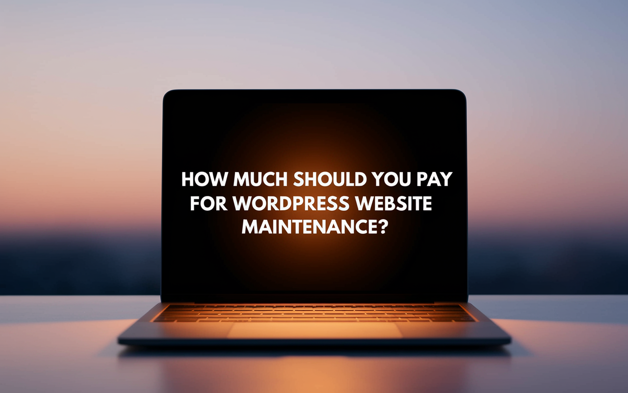 WordPress Website Maintenance cost