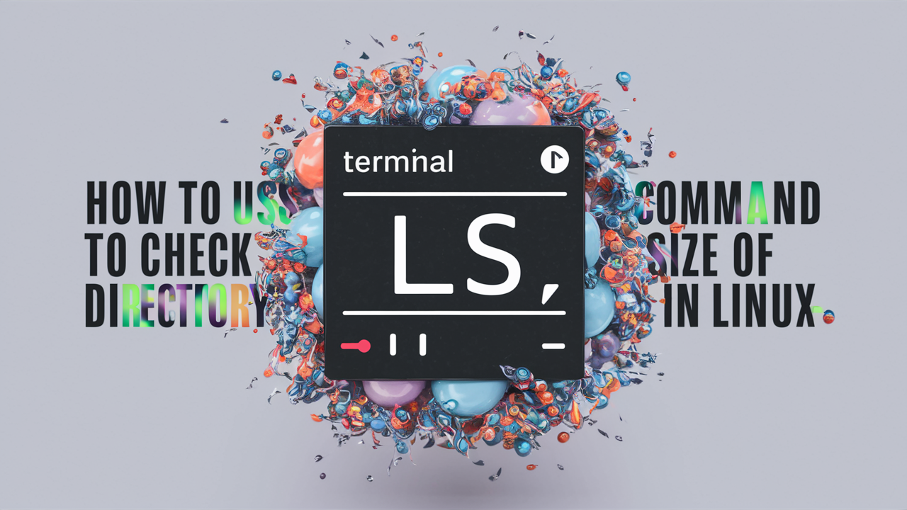 Use ls Command to Check Size of a Directory in Linux