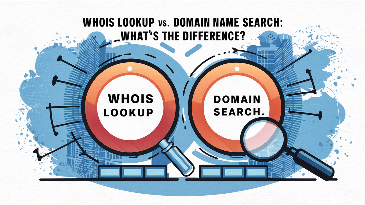 WHOIS Lookup vs. Domain Name Search