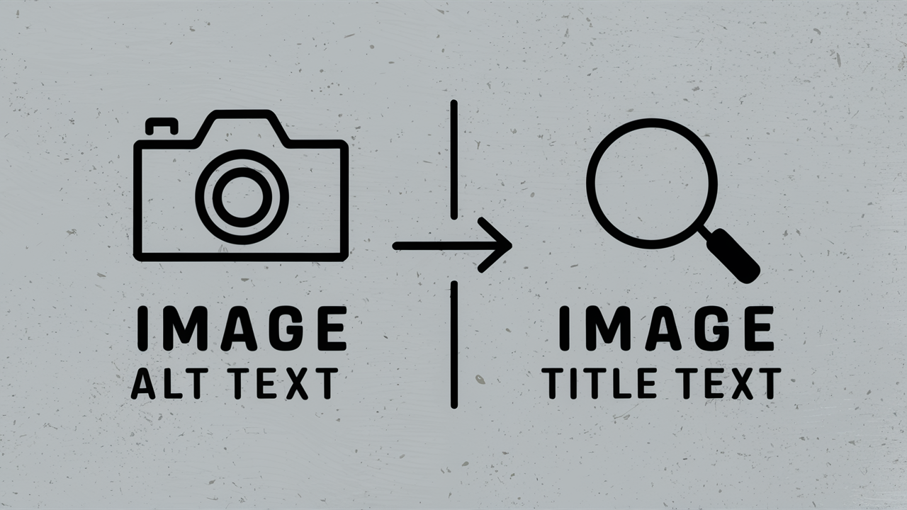 When to Use Image Alt Text vs Image Title