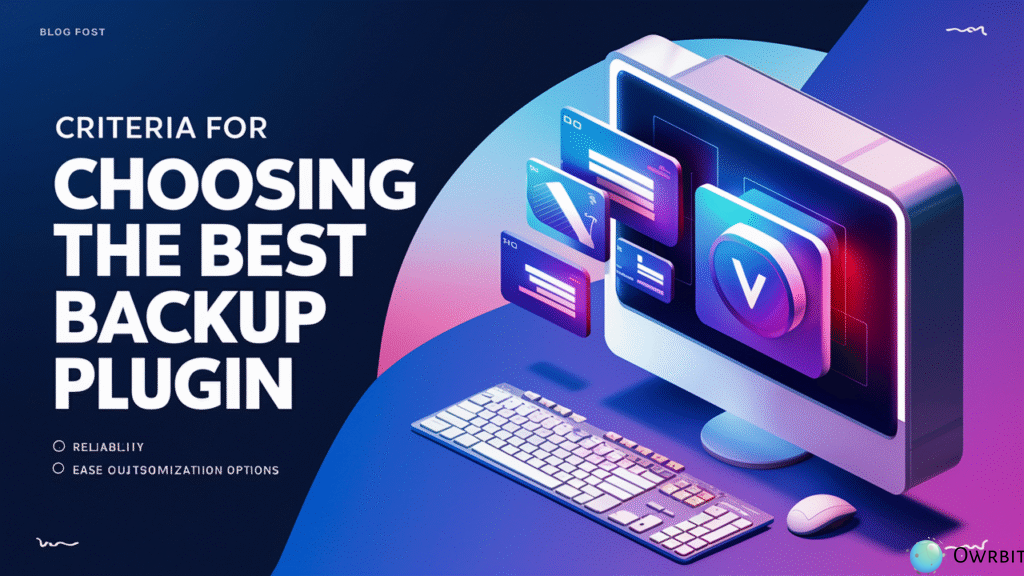 Criteria for Choosing the Best Backup Plugin for WordPress