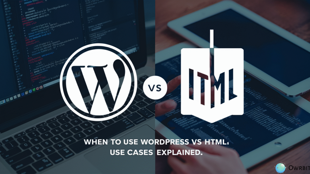 When to Use WordPress vs HTML