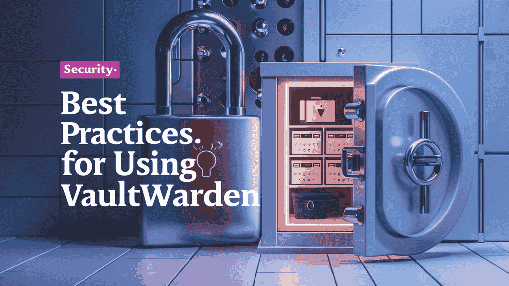 Best Practices for Using Vaultwarden