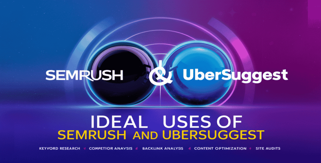 Uses of Semrush and Ubersuggest