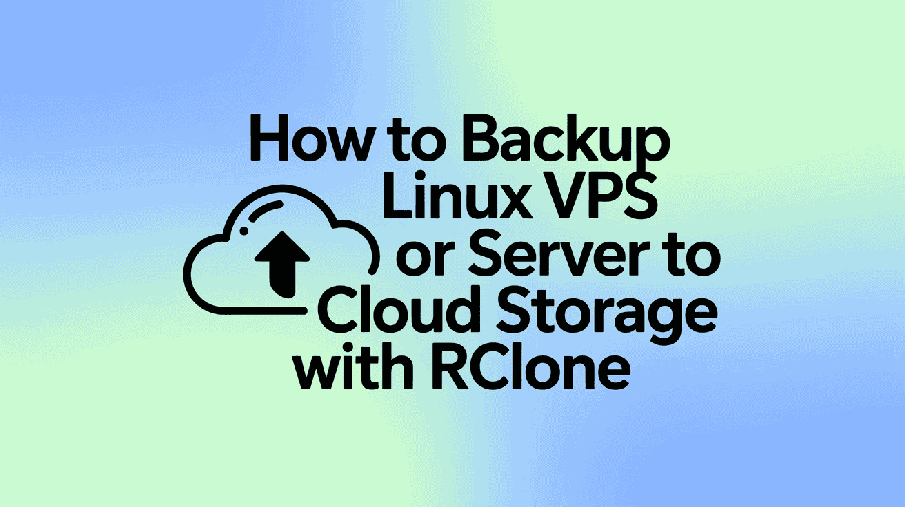Backup Linux VPS to Cloud Storage