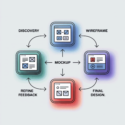 Owrbit Website Design Workflow Diagram